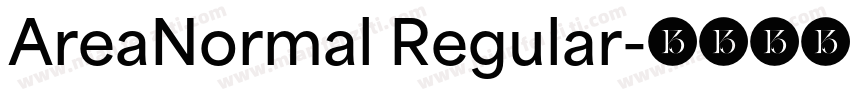 AreaNormal Regular字体转换